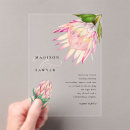 Search for protea invitations Boho
