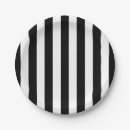 Search for black and white plates Stripes