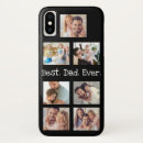 Search for best father ever iphone cases Black and white