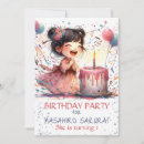 Search for asian birthday invitations Pink