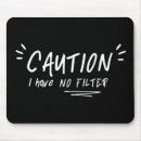Search for caution mousepads Funny