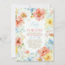 Search for colorful invitations Baby in bloom