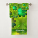 Search for st patricks day bath towels Shamrock