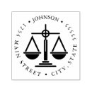 Search for attorney rubber stamps Scales of justice