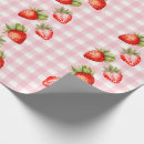 Search for pink gingham wrapping paper Cottagecore