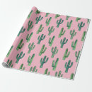 Search for pink cactus wrapping paper Botanical