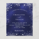 Search for navy and silver wedding invitations Budget