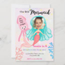 Search for coral reef birthday invitations Mermaid