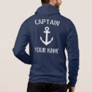 Search for navy blue and white hoodies Boating