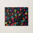 Search for geometric pattern puzzles Abstract