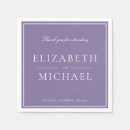Search for lavender wedding napkins Elegant