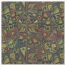 Search for black woman fabric Red