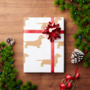Search for wiener dog christmas wrapping paper Doxie
