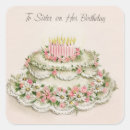 Search for sister birthday stickers Vintage