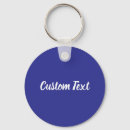 Search for white and blue key rings Text