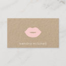 Search for lips business cards Minimalist