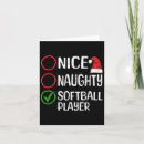 Search for softball christmas cards Xmas