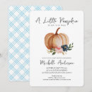 Search for little pumpkin on the way baby shower invitations Foliage