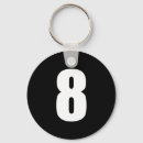 Search for number 8 key rings Numbers