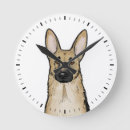Search for german shepherd clocks Dog