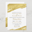 Search for gold brush stroke invitations Elegant