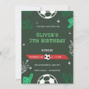 Search for boys 7th birthday invitations Soccer