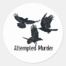 Search for black crows stickers Birds