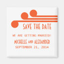 Search for retro circles orange invitations Modern