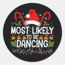 Search for dancing stickers Xmas