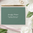 Search for green wedding envelopes Rsvp