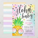 Search for aloha baby shower invitations Pineapple