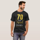 Search for 70th birthday mens tshirts Seventieth