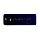 Search for gold foil wedding return address labels White