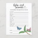 Search for word scramble games Baby shower