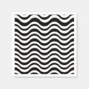 Search for black and white abstract napkins Monochrome