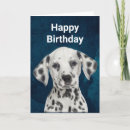 Search for dalmatian dog birthday cards Pets