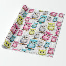 Search for white owl wrapping paper Bird