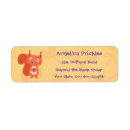 Search for funny squirrel return address labels Squirrels