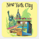 Search for new york travel stickers Statue of liberty
