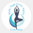 Search for asanas stickers Meditation
