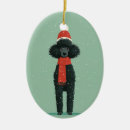 Search for black poodle christmas tree decorations Cute