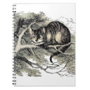 Search for cheshire cat notebooks Alice in wonderland