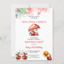 Search for ladybug party invitations Pink