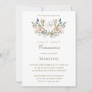 Search for floral wreath invitations Catholic