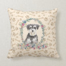 Search for miniature schnauzer cushions Dog lover