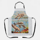 Search for hand painted aprons Water