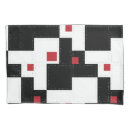 Search for red and white pillowcases Bedroom