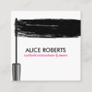Search for mascara business cards Cosmetics