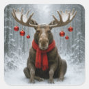 Search for christmas moose stickers Wildlife