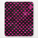 Search for black heart mousepads Feminine